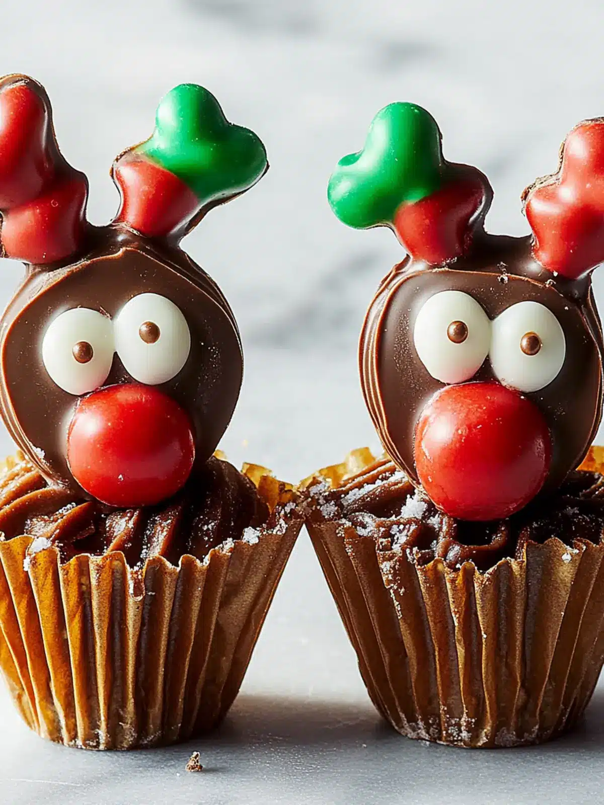 Delightful Reese's Rudolph Bites: Easy Holiday Fun for Kids 2 Reese's Rudolph Bites