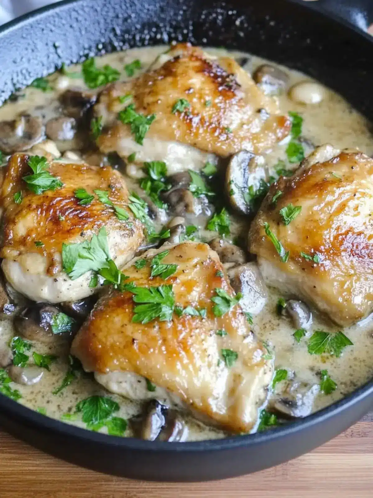 Succulent Chicken Thighs Marsala in Under 30 Minutes 3 Chicken Thighs Marsala