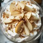 Pear & almond pavlova trifle