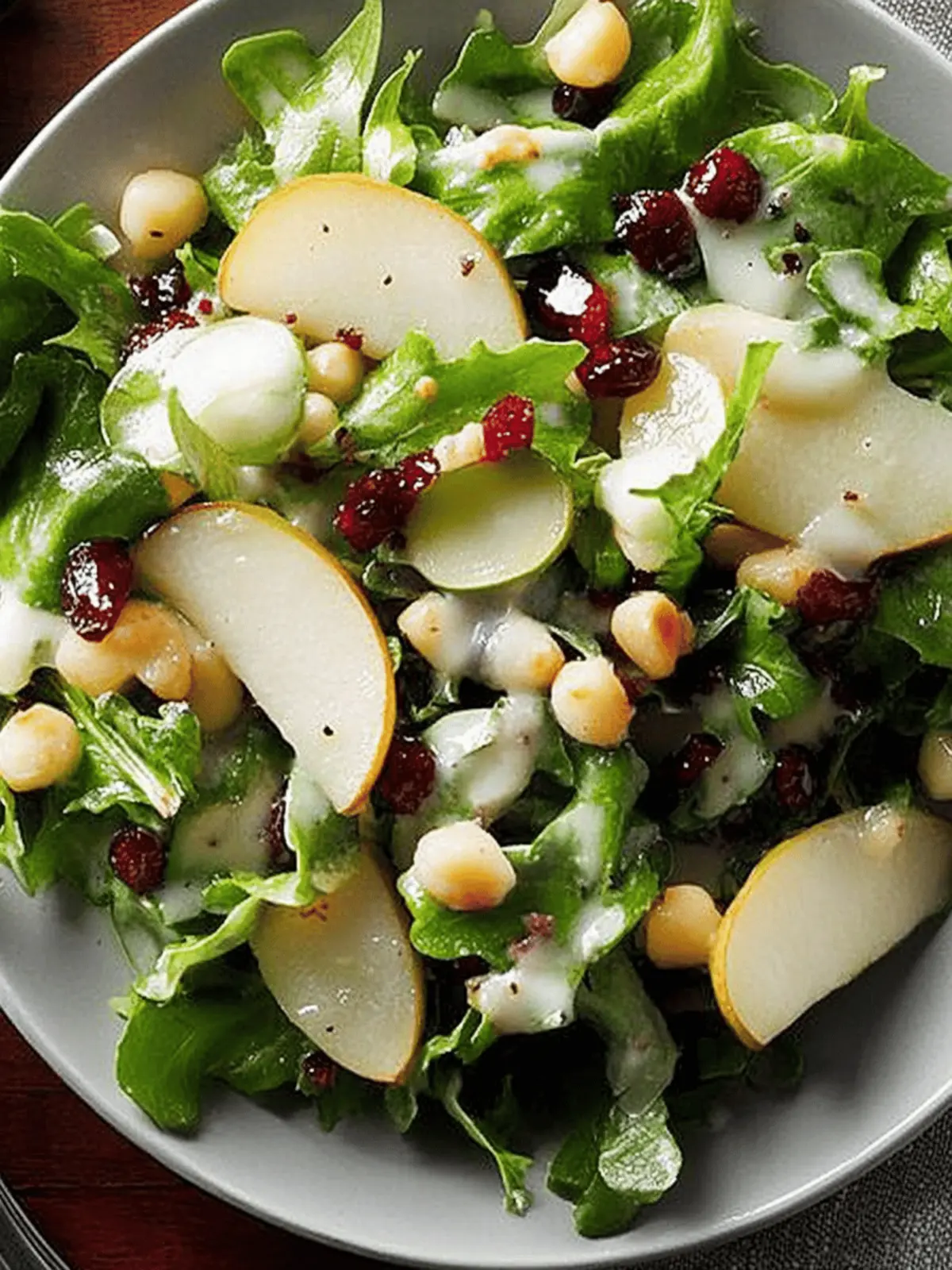 Roasted Pear Salad