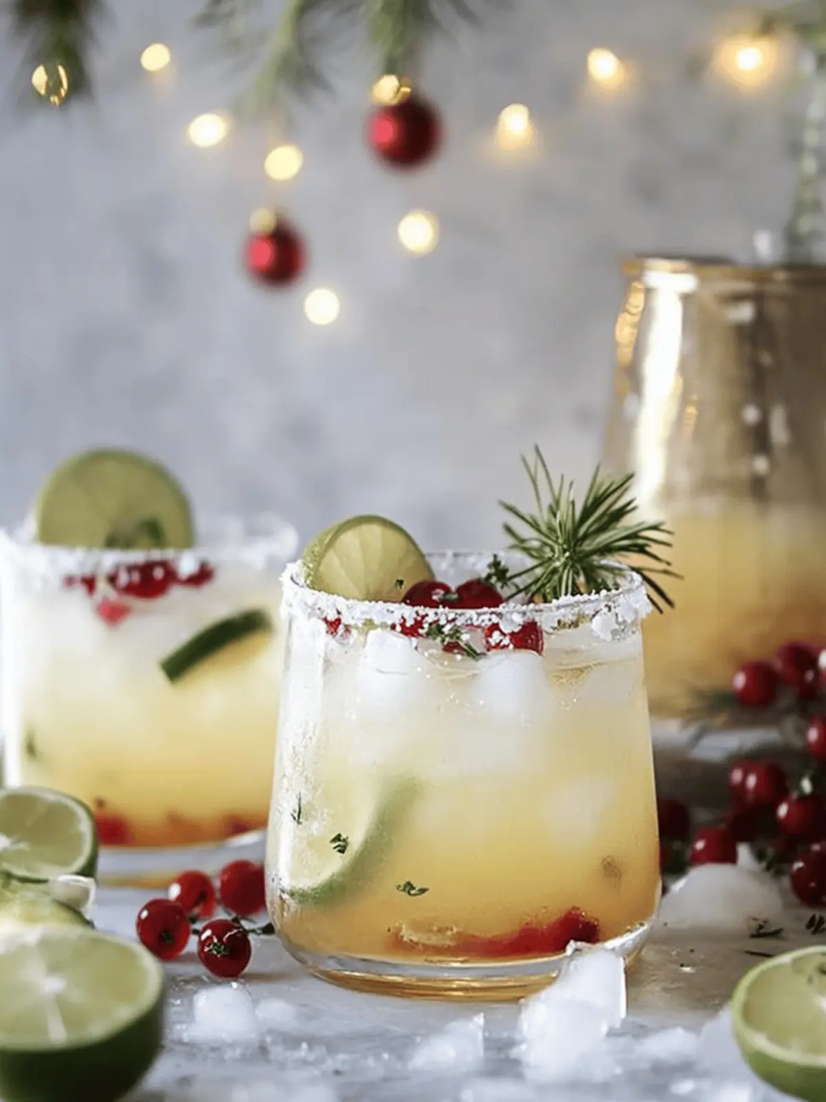 Sip into the Holidays with Festive Mistletoe Margaritas 4 Mistletoe Margaritas