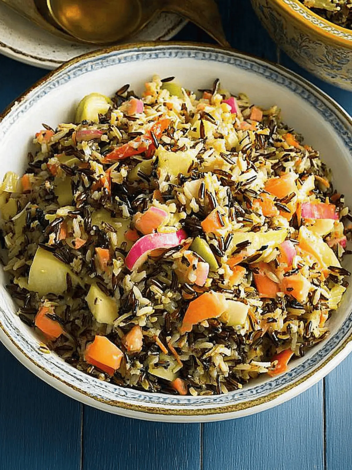 Nutty Northwoods Wild Rice Salad with Apples and Sauerkraut 4 Northwoods Wild Rice Salad
