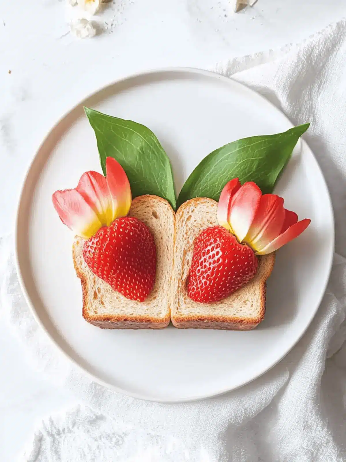 Tulip Strawberry Toast