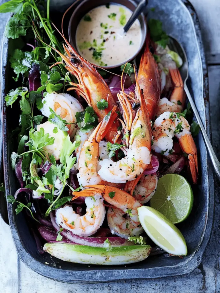 Prawn cocktail platter
