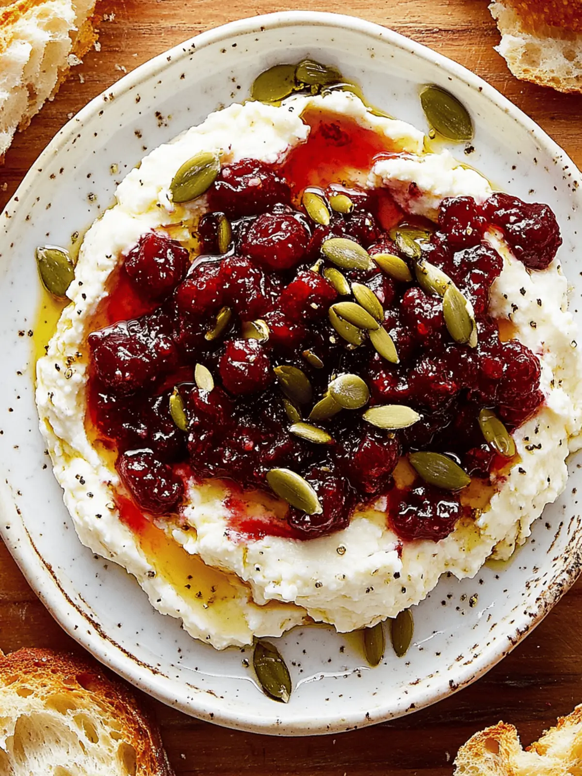 Cranberry Whipped Feta Dip