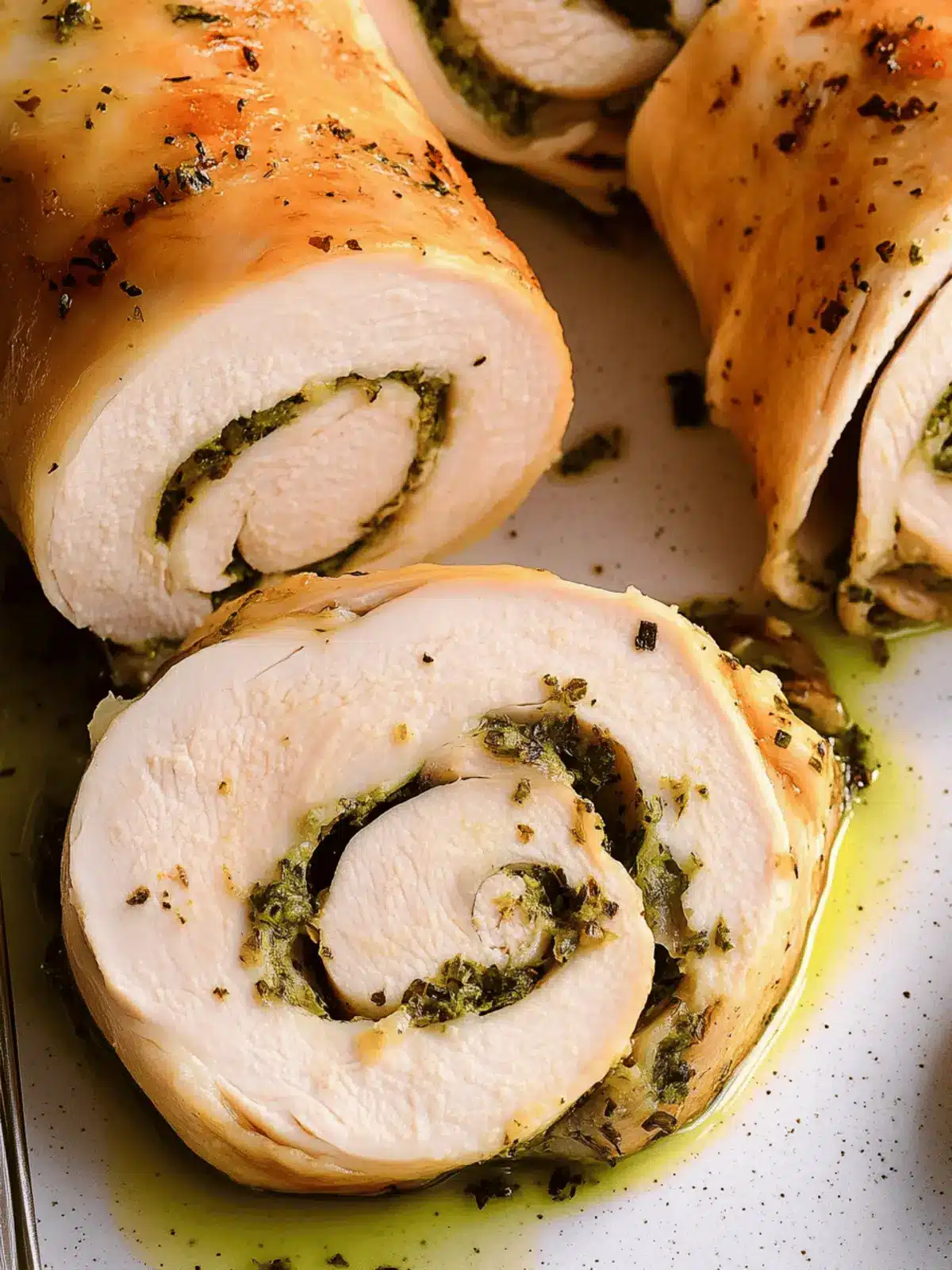 Garlic & Herb Turkey Roulade: Your Flavorful Holiday Showstopper 4 Garlic & Herb Turkey Roulade