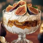 Fig & ginger caramel trifle