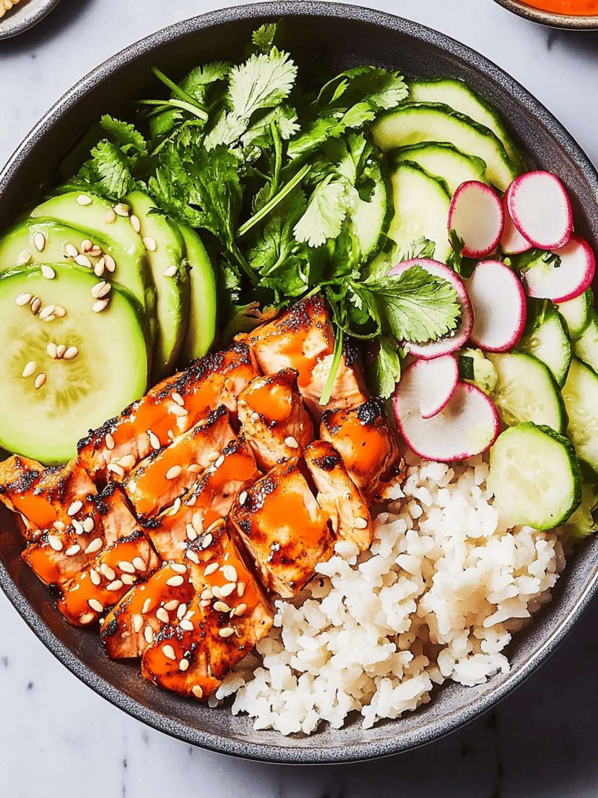 Spicy Salmon Bowls