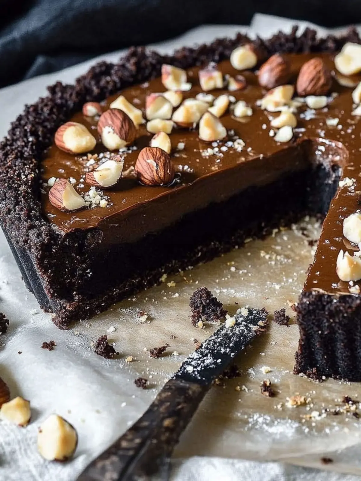 Decadent Chocolate Hazelnut Tart You'll Love to Make Ahead 2 Chocolate Hazelnut Tart