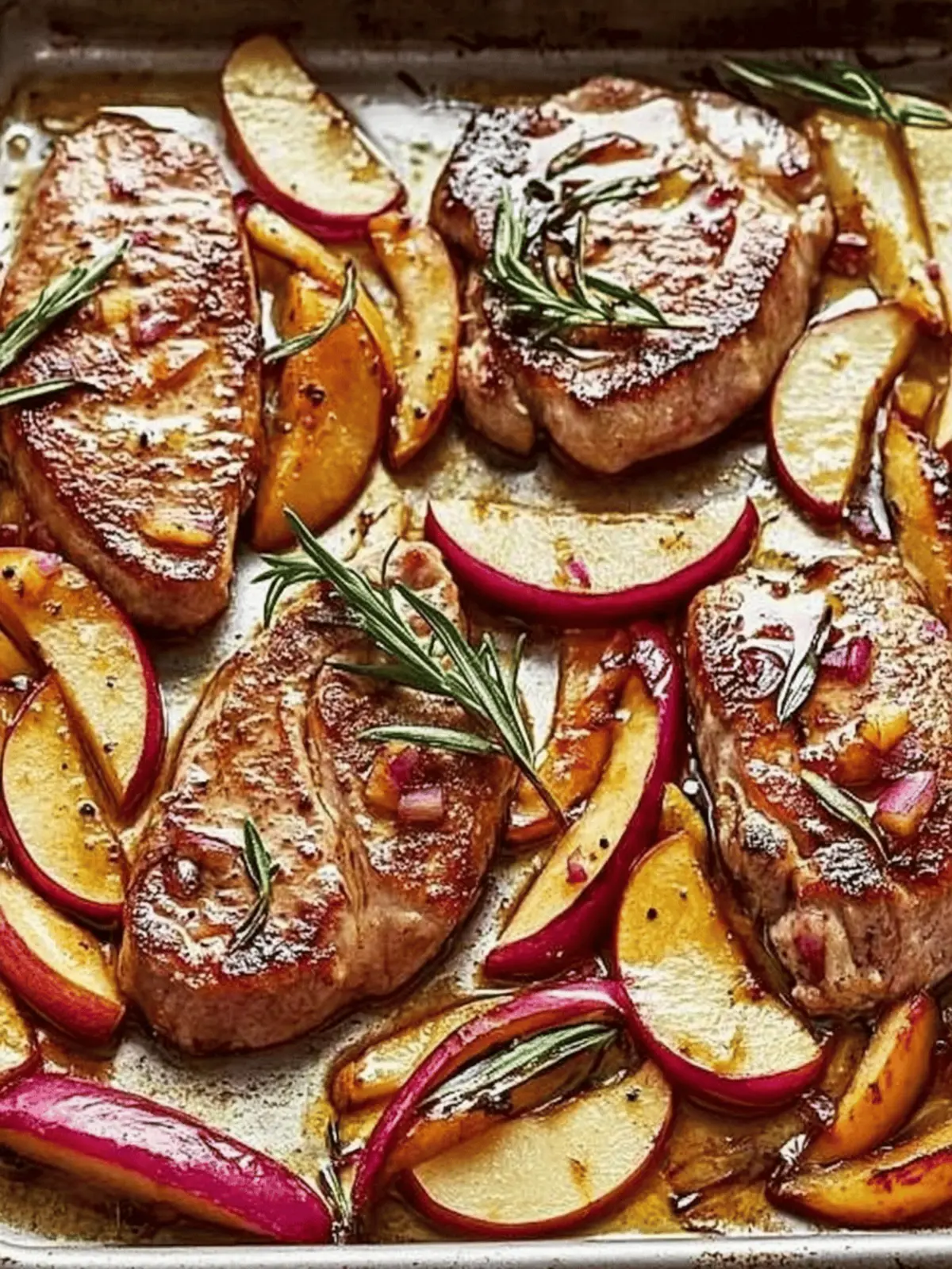 Savory Sheet-Pan Pork Chops With Apples for Cozy Fall Nights 2 Sheet-Pan Pork Chops With Apples