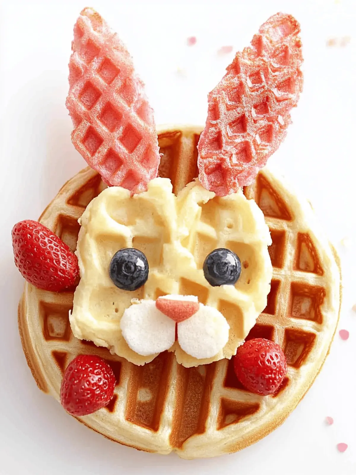 Make These Easter Bunny Waffles For A Cute Spring Breakfast