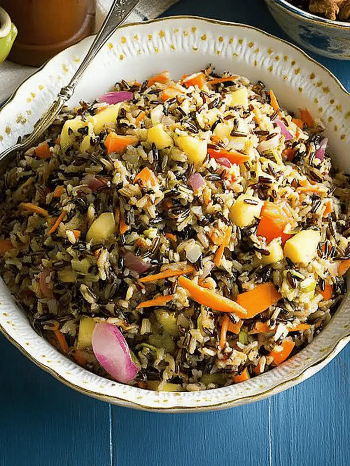 Nutty Northwoods Wild Rice Salad with Apples and Sauerkraut 5 Northwoods Wild Rice Salad