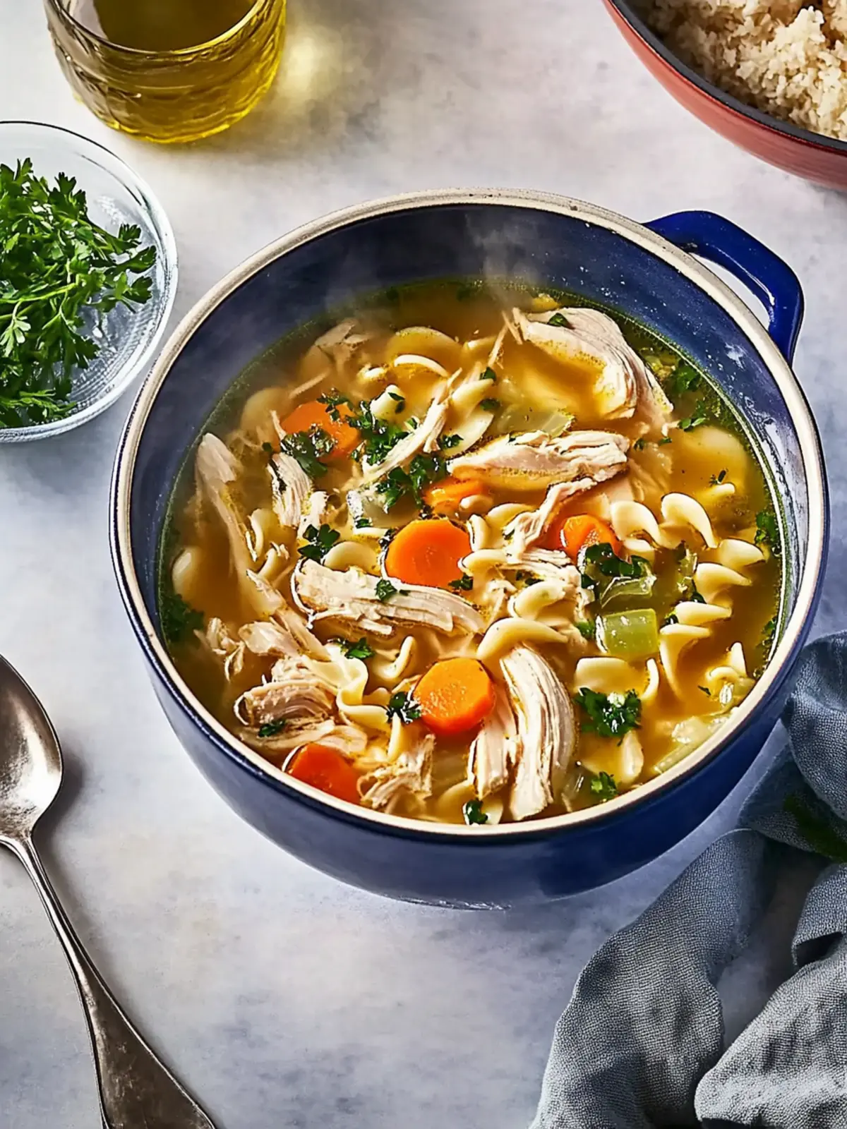 Hearty Rotisserie Chicken Noodle Soup for Cozy Nights 3 Rotisserie Chicken Noodle Soup