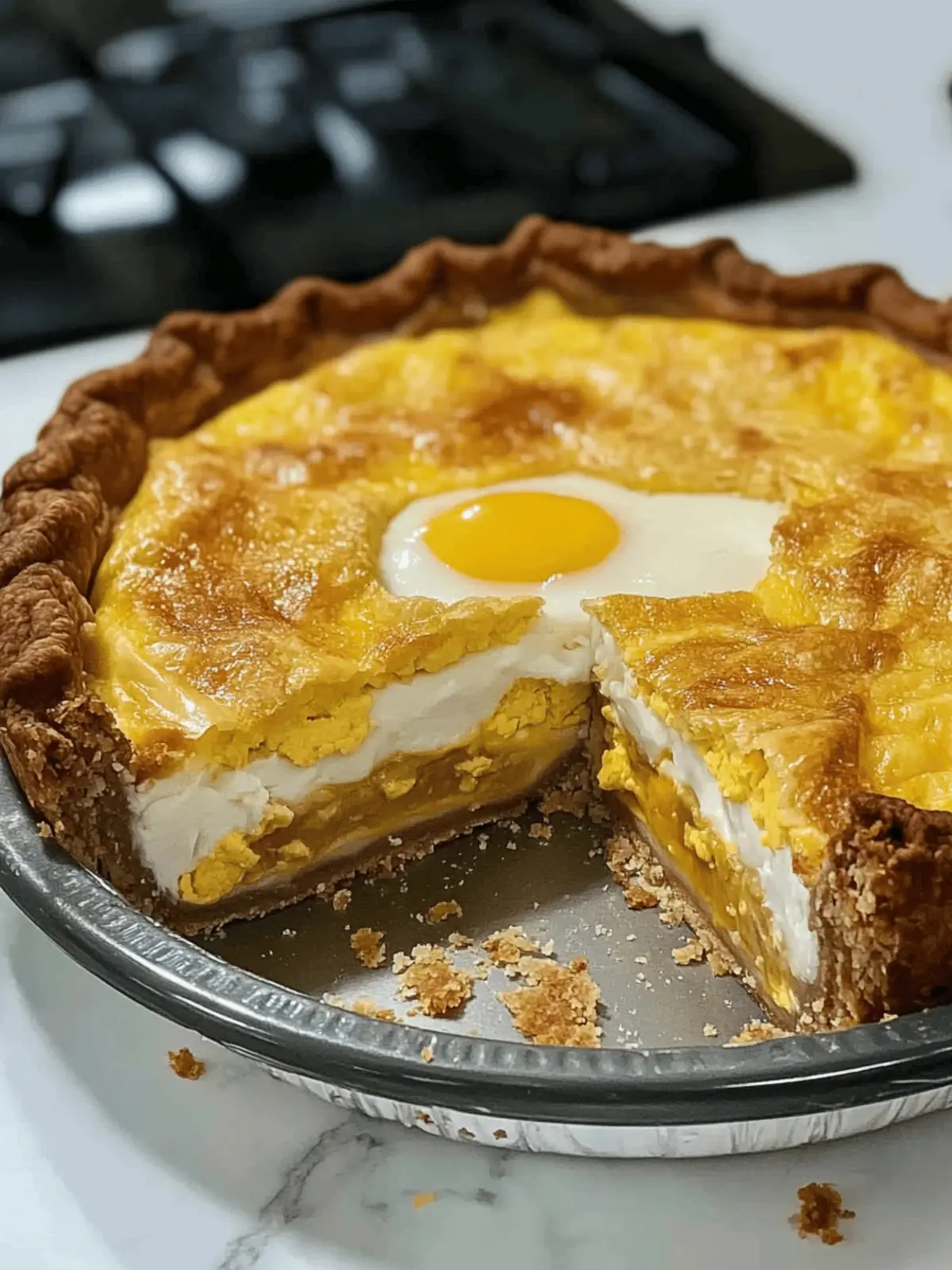 This TikTok Breakfast Egg Pie Will Change Your Breakfast Game 5 This TikTok Breakfast Egg Pie Will Change Your Breakfast Game Forever