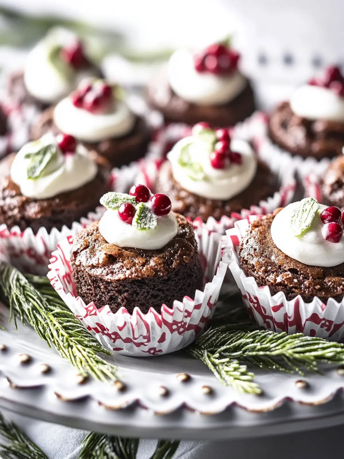 Irresistible Christmas Brownie Bites with Festive Toppings 5 Christmas Brownie Bites