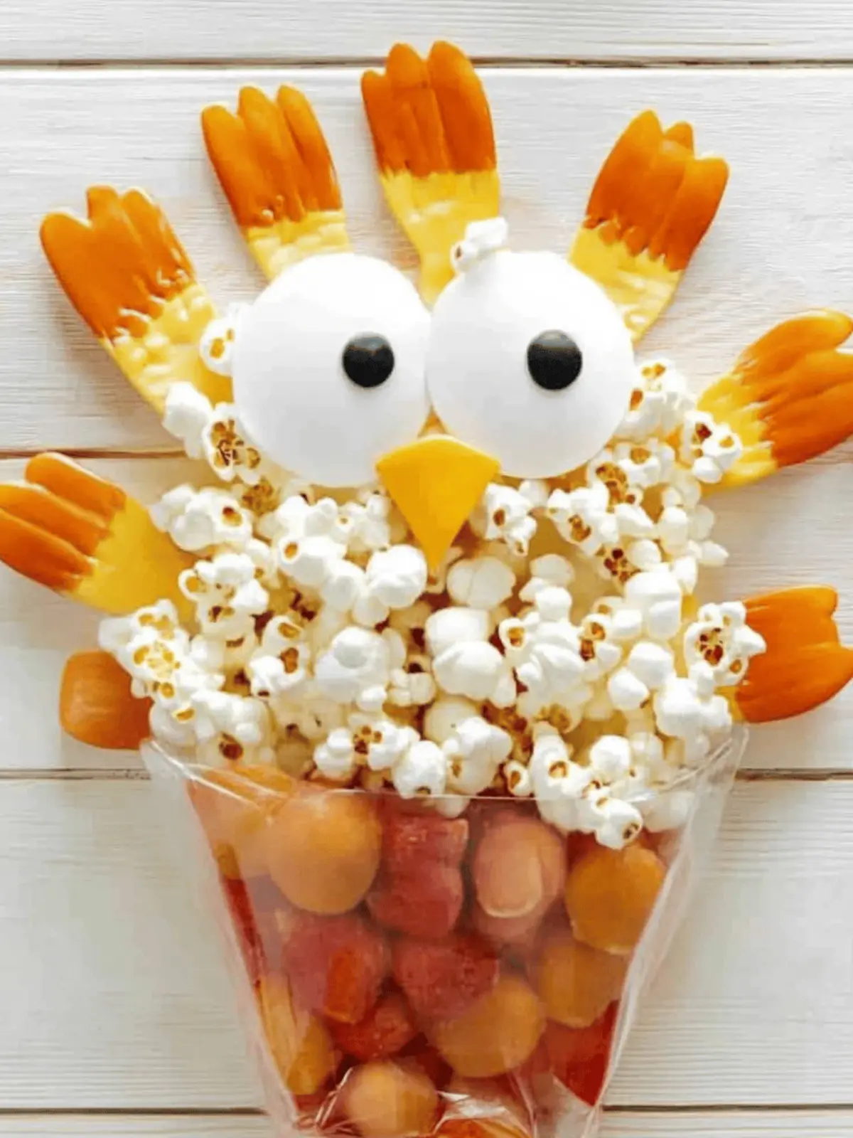 Turkey Popcorn Handprint Treats Make The Best Thanksgiving Favors