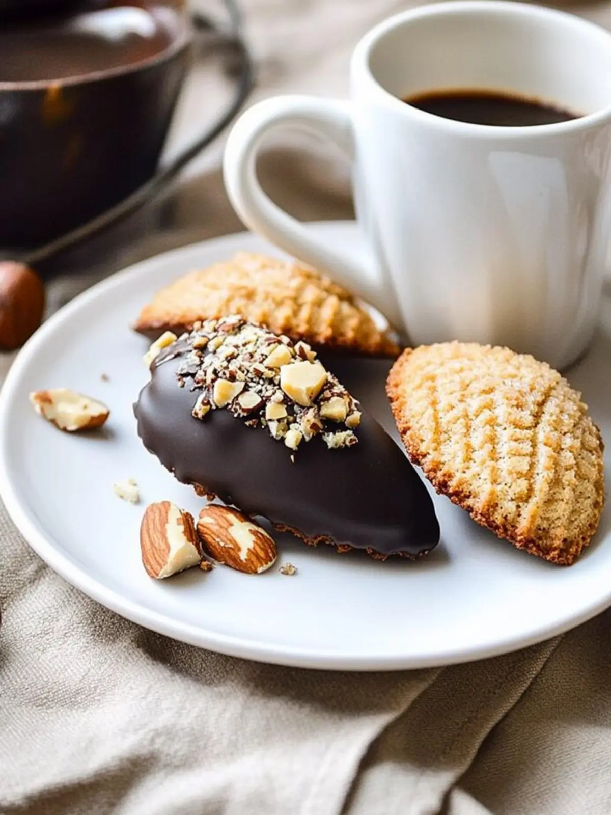 Chocolate Hazelnut Madeleine