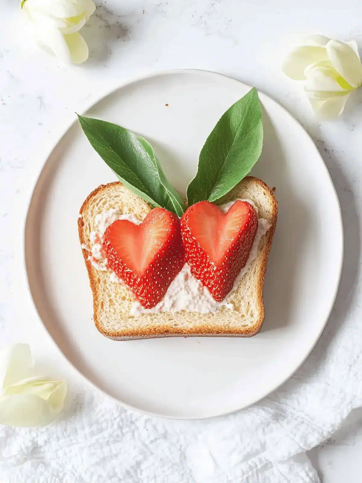 Tulip Strawberry Toast