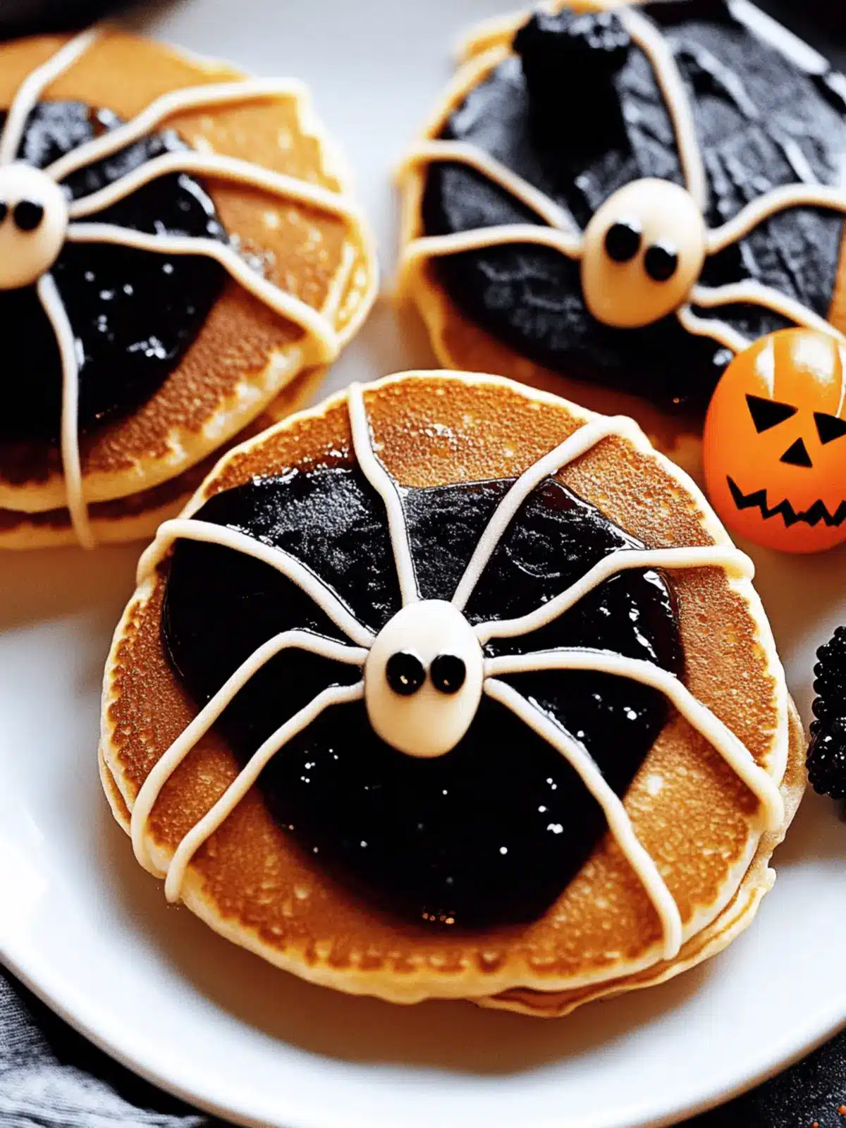 Easy Spider Pancakes – Adorable Halloween Breakfast Delight 4 Easy Spider Pancakes – Cute Halloween Breakfast Idea