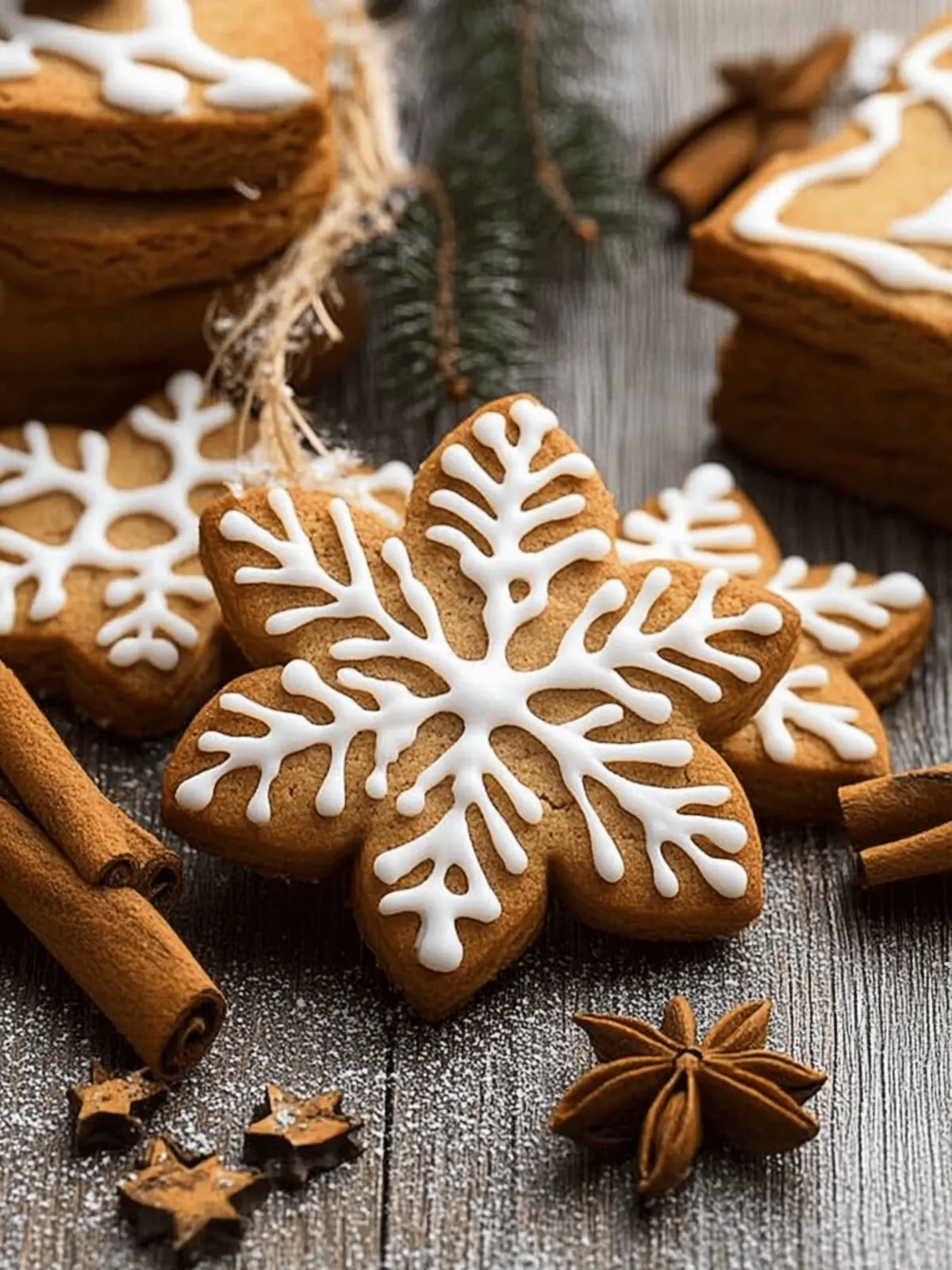 Gingerbread Snowflake Cookies That Spark Holiday Joy 2 Gingerbread Snowflake Cookies