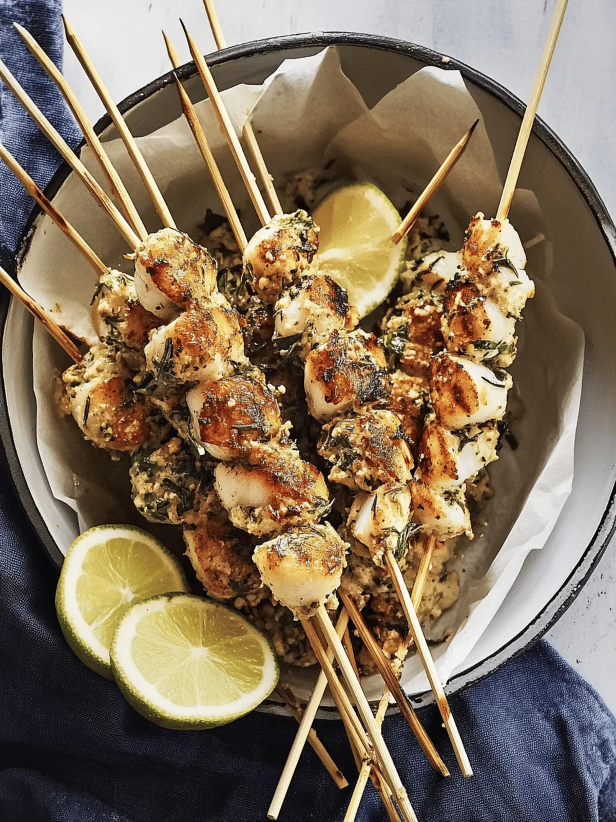 Delicious Rosemary, Basil & Garlic Cuttlefish Skewers to Impress 3 Rosemary, basil & garlic cuttlefish skewers