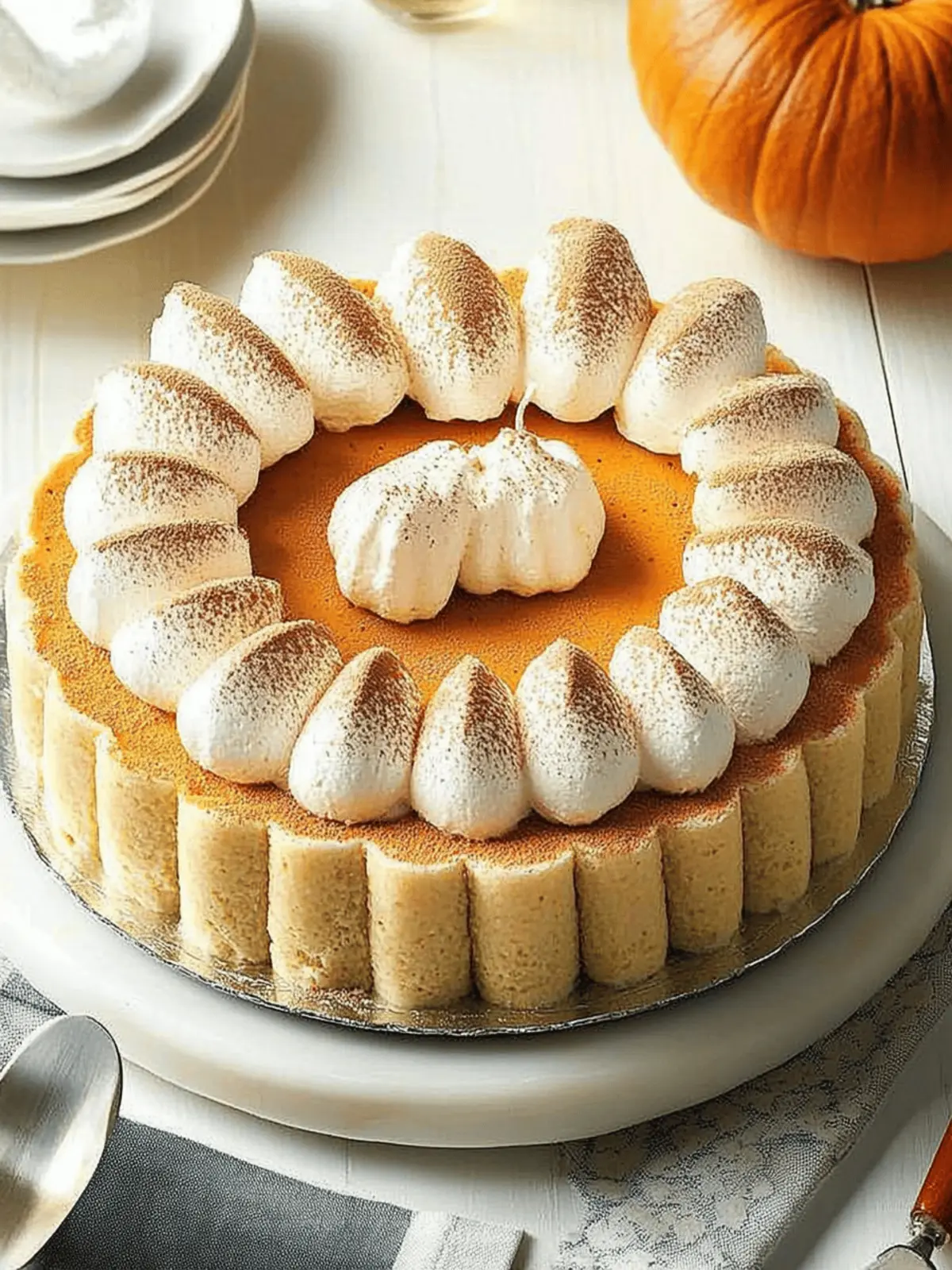 Creamy No-Bake Pumpkin Charlotte to Elevate Your Fall Desserts 4 Pumpkin Charlotte