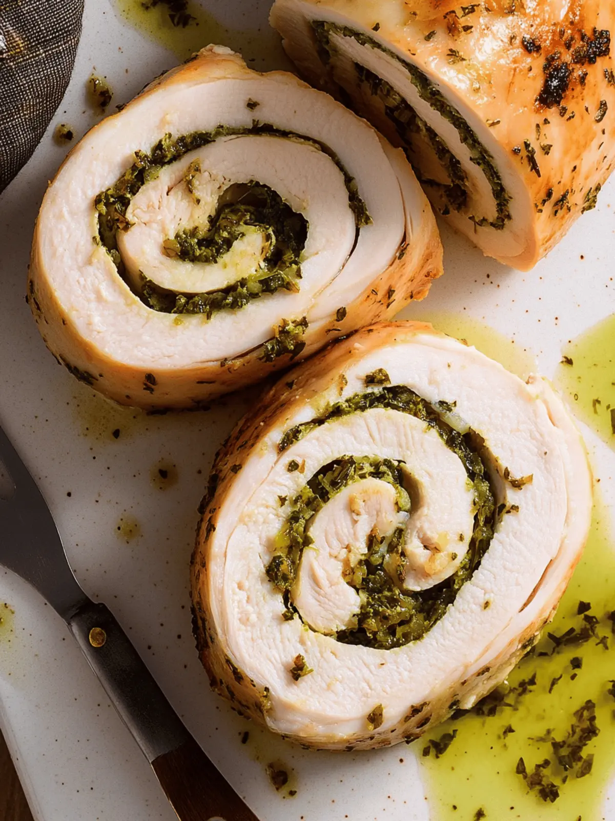 Garlic & Herb Turkey Roulade: Your Flavorful Holiday Showstopper 2 Garlic & Herb Turkey Roulade