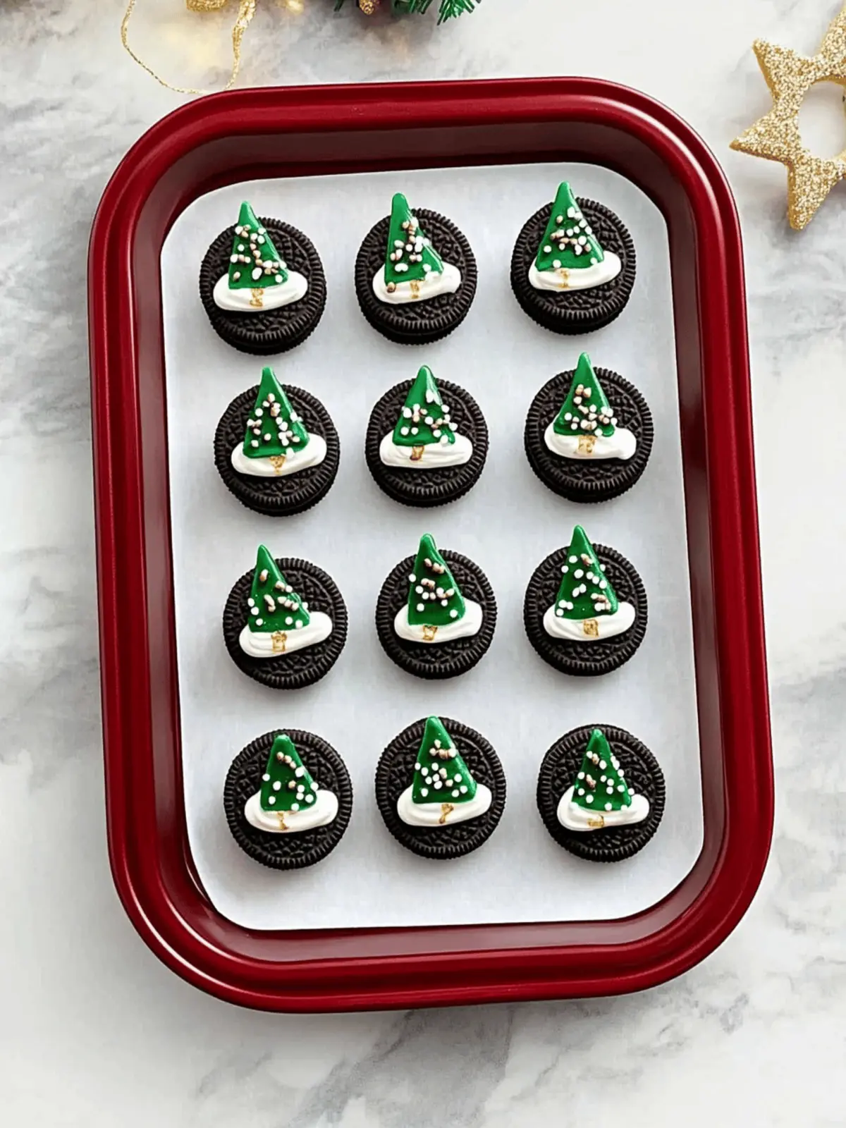 Oreo Christmas Trees