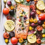 Mediterranean Sheet Pan Salmon