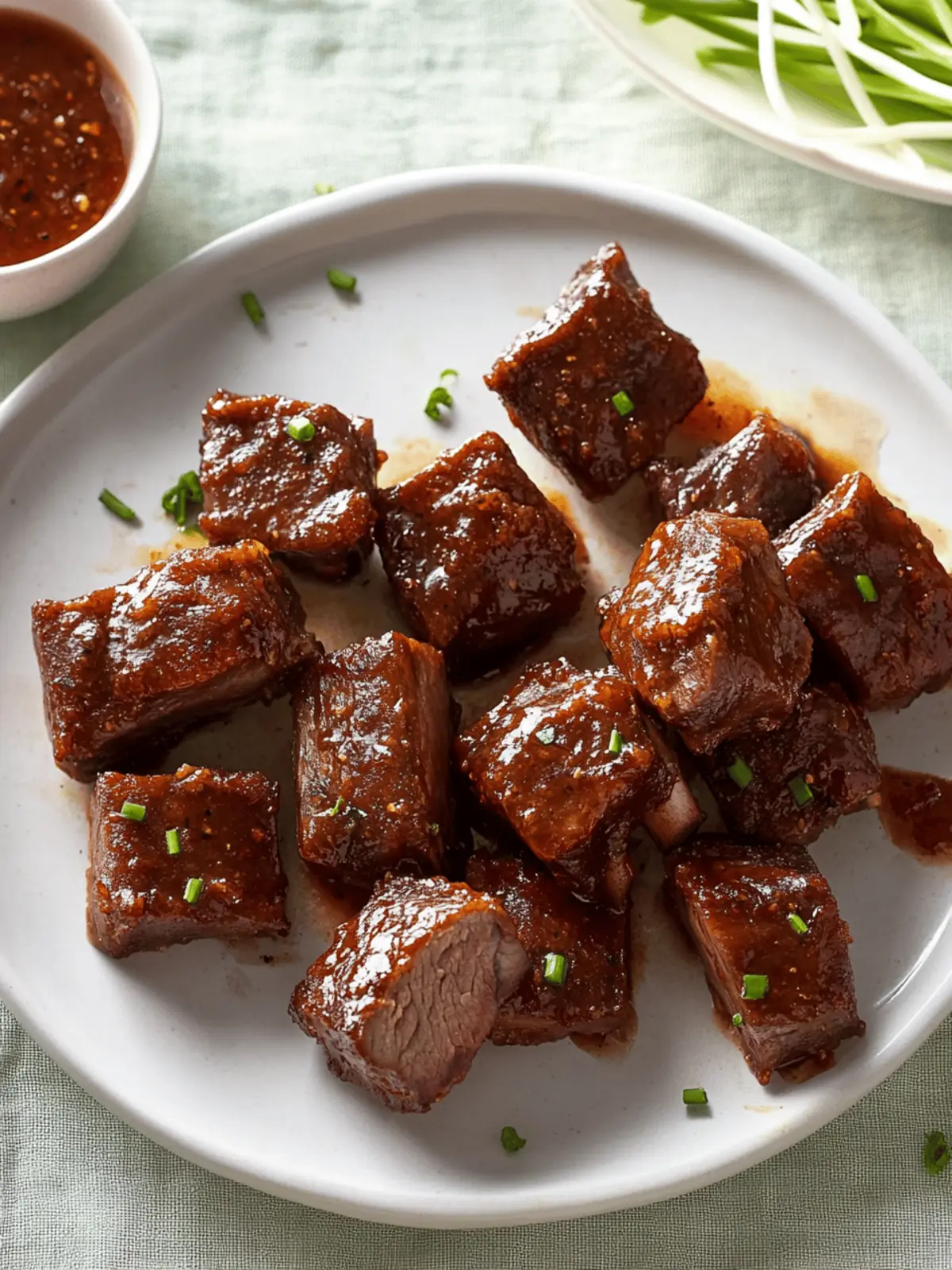 Bite-Size Sweet and Spicy Beef Ribs: A Flavor Explosion! 4 Bite-Size Sweet and Spicy Beef Ribs
