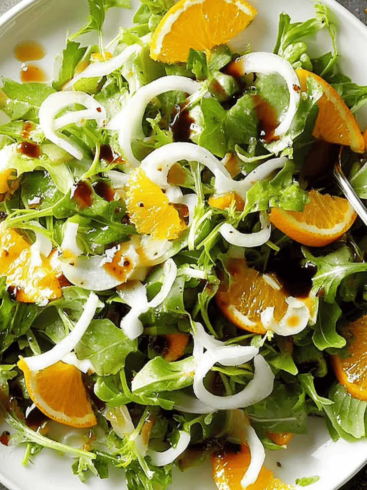 Fennel Salad with Orange-Balsamic Vinaigrette
