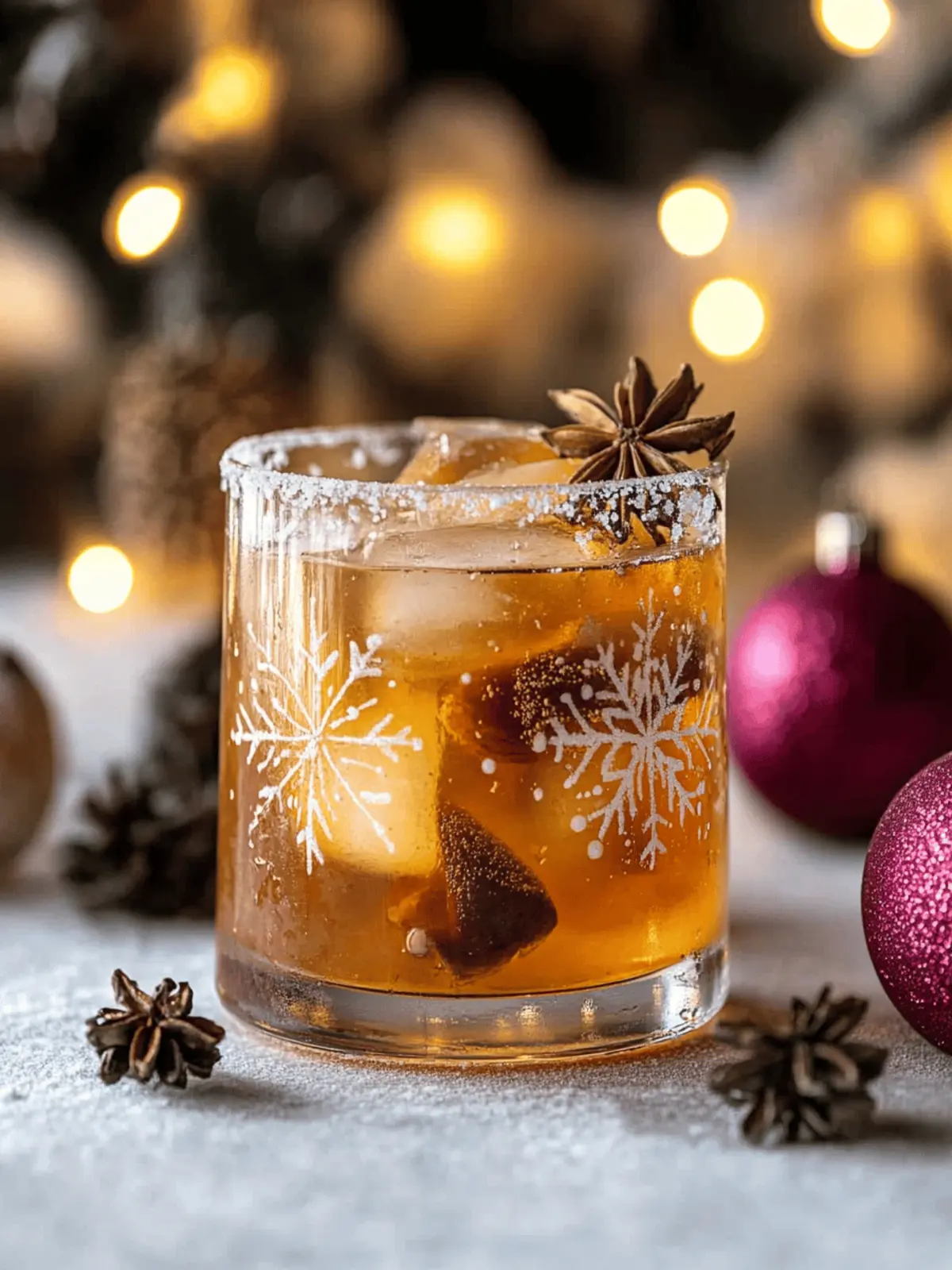 Savory Christmas Old Fashioned with Maple Cardamom Twist 5 Christmas Old Fashioned