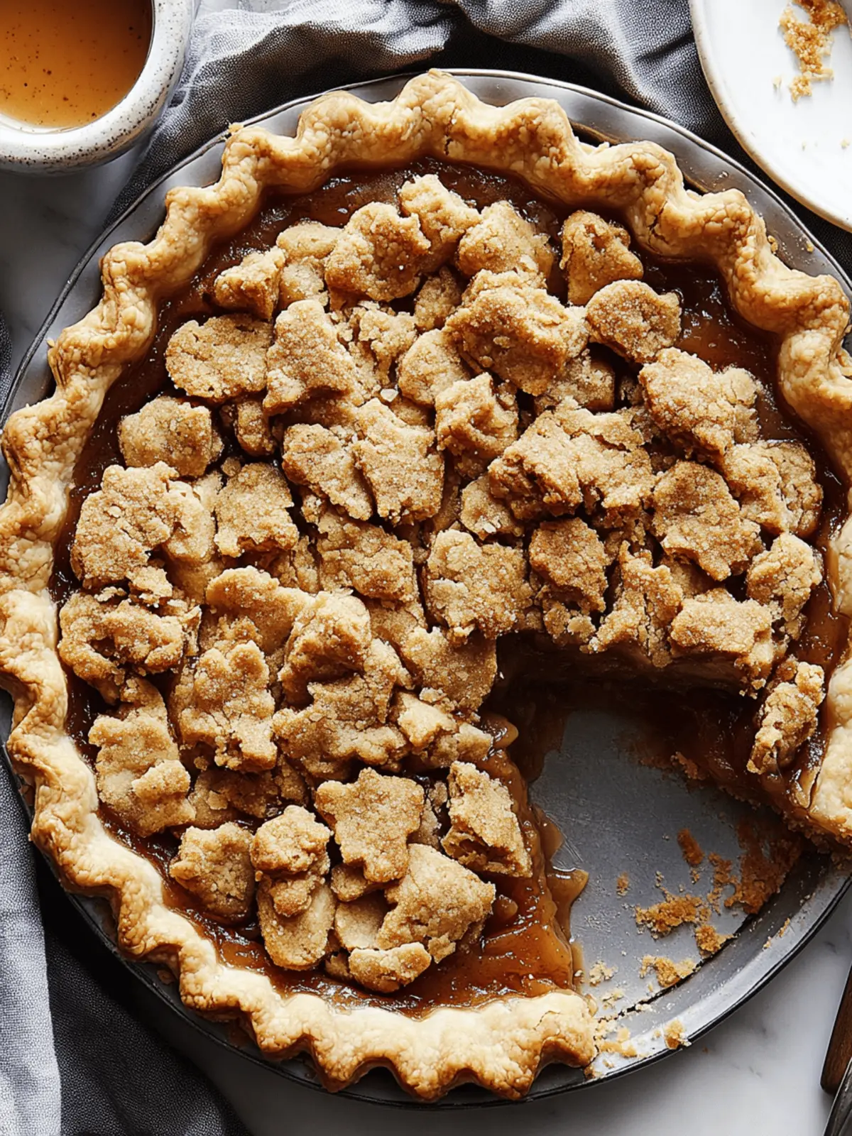 Heavenly Apple Butter Pie with Irresistible Crunch Topping 2 Apple Butter Pie