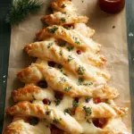 Cheese Puff Pastry Christmas Tree