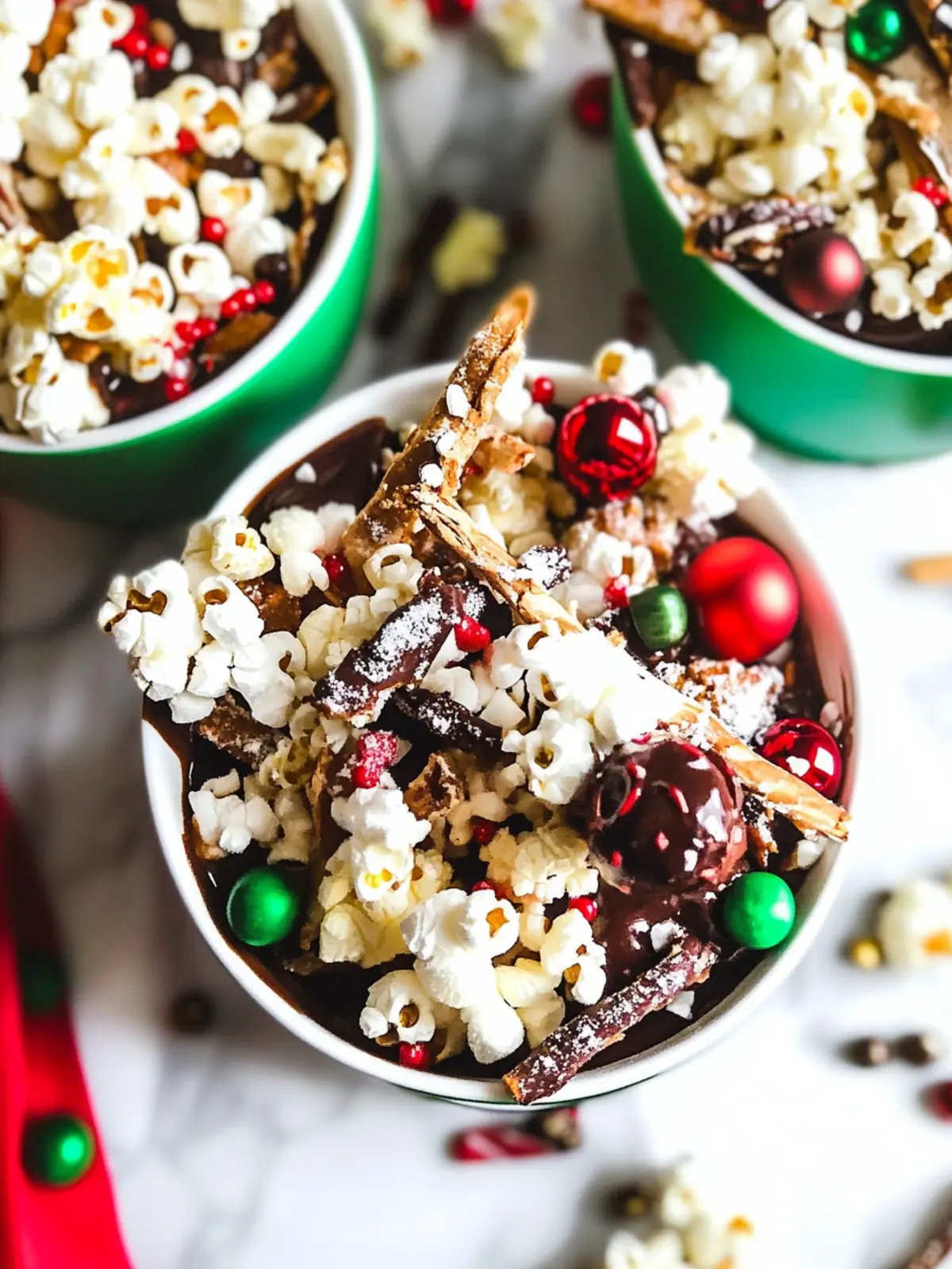 Festive Christmas Popcorn Snack Mix: Sweet & Salty Delight 4 Christmas Popcorn Snack Mix