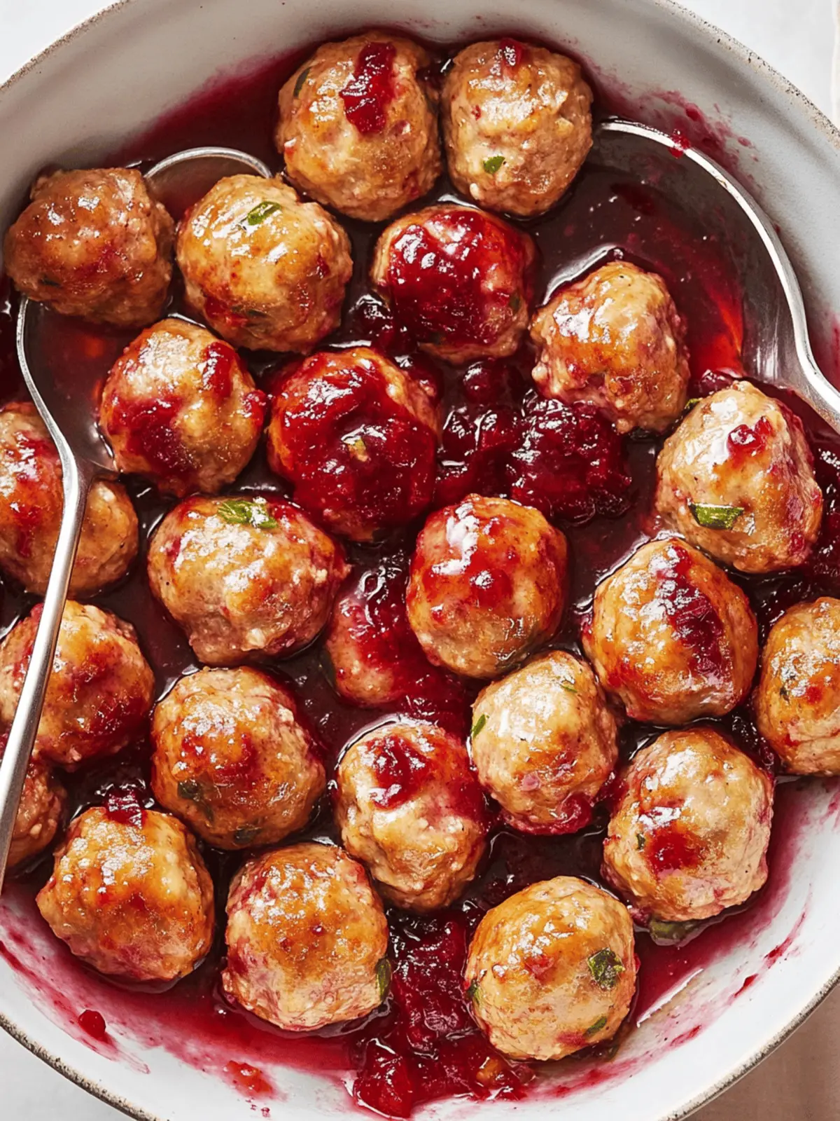 Savory Cranberry-Glazed Turkey Meatballs That's Pure Comfort 5 Cranberry-Glazed Turkey Meatballs