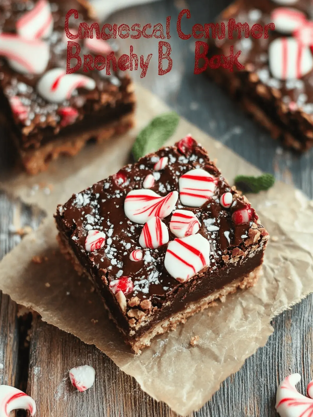 Decadent Chocolate Covered Peppermint Blondies You'll Love 3 Chocolate Covered Peppermint Blondies