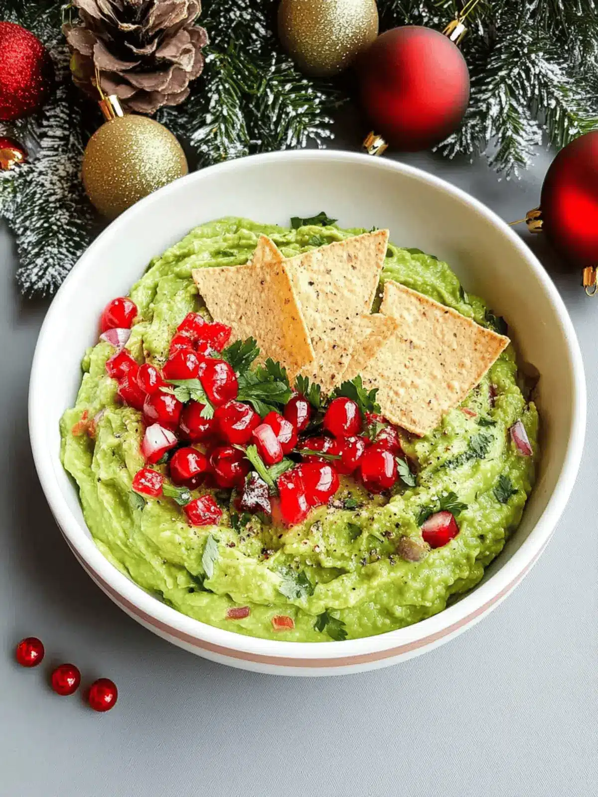 Festive Christmas Guacamole That Wows in Just 5 Minutes! 5 Christmas Guacamole