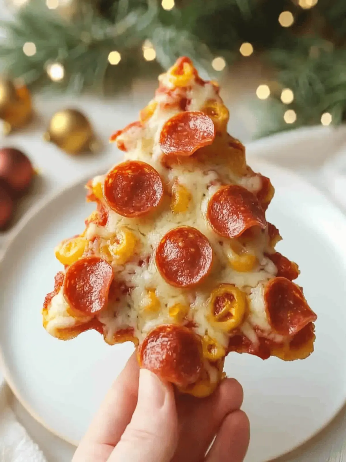 Christmas Tree Pizza