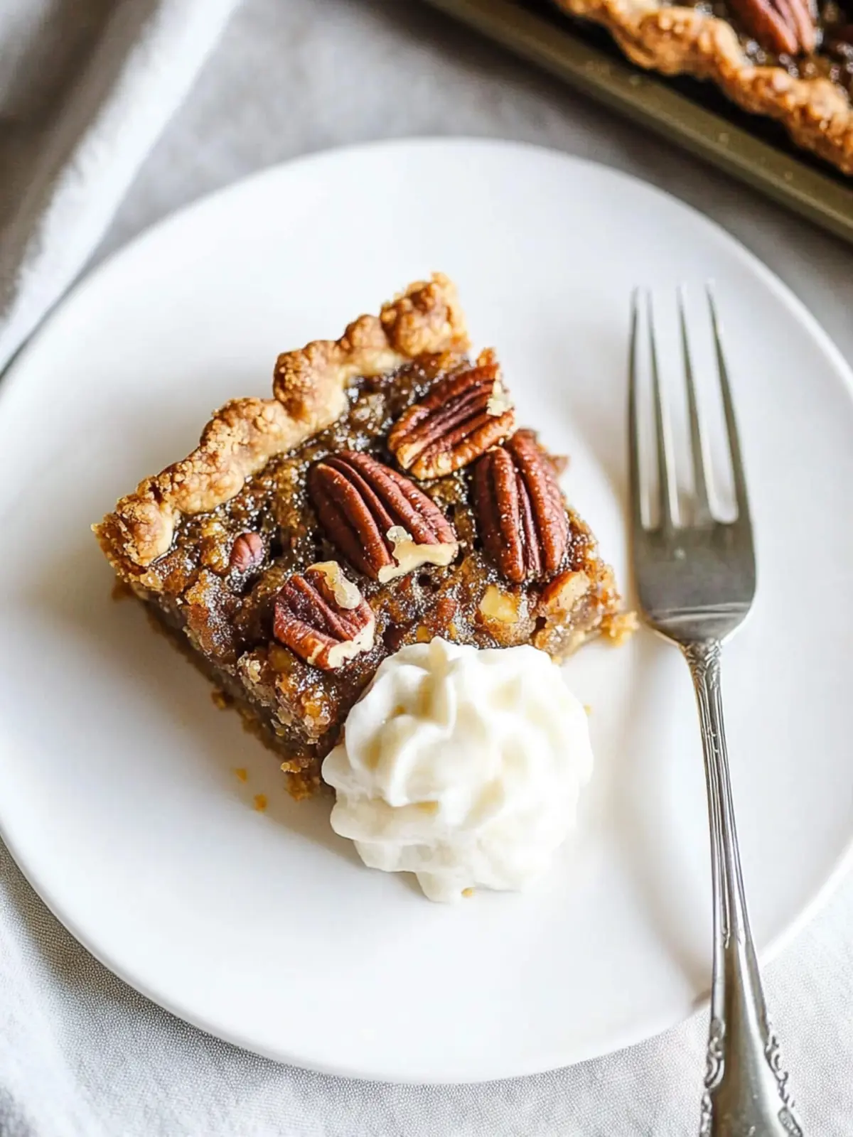 Transform Your Dessert Game: Pecan Pie Bars With an Easy Press-in Crust and No Corn Syrup 2 Pecan Pie Bars With an Easy Press-in Crust and No Corn Syrup!