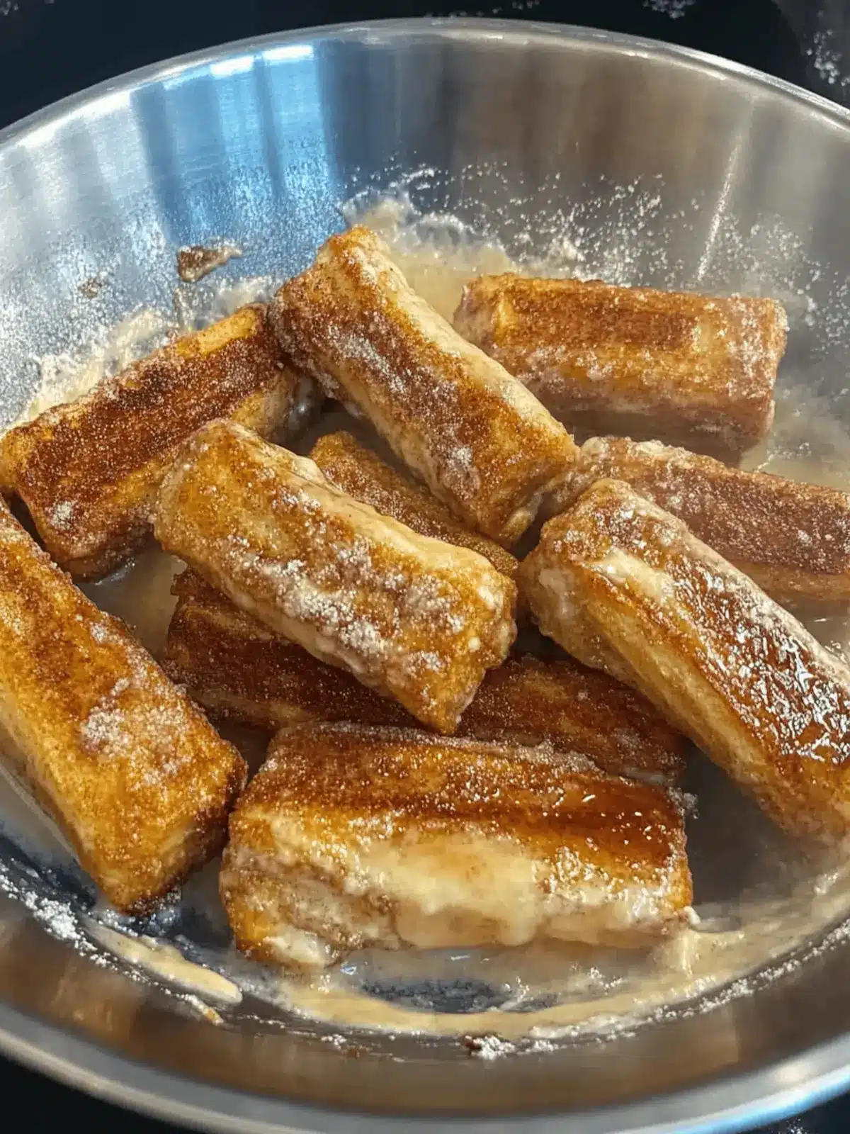 Cinnamon Roll French Toast Roll-Ups
