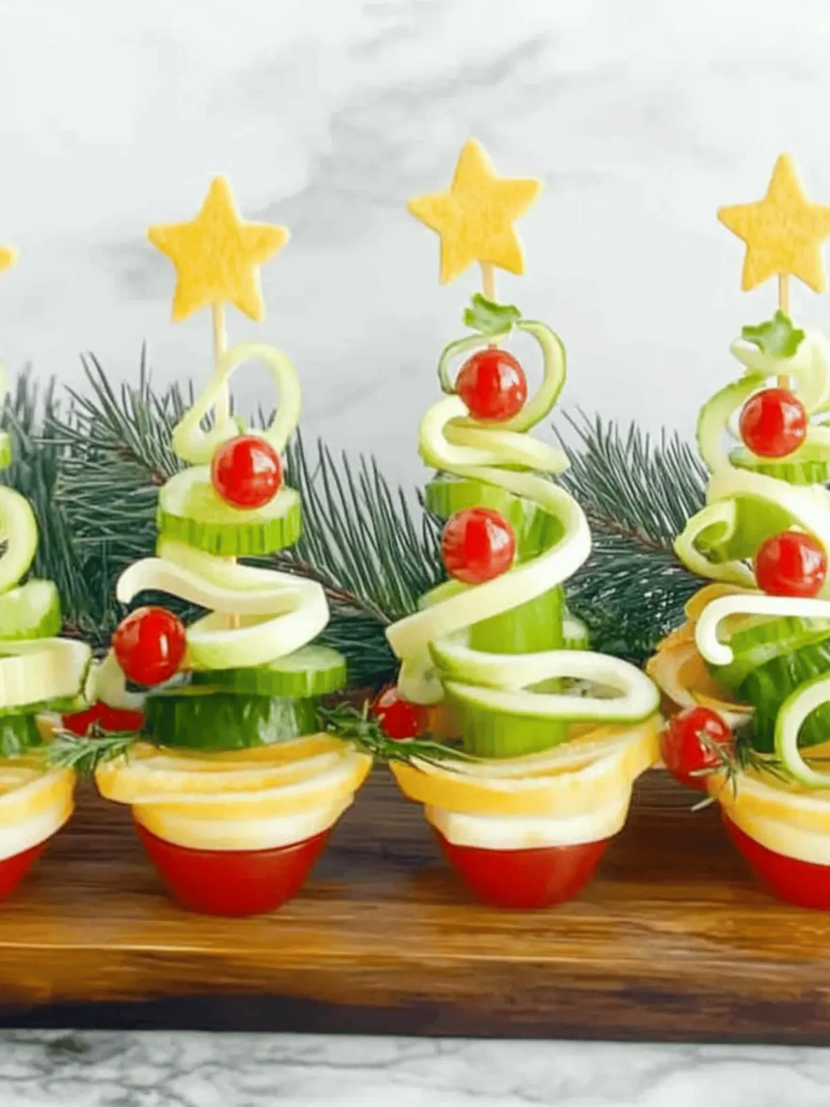 Festive Christmas Tree Appetizers Made Easy in 3 Ingredients 3 Christmas Tree Appetizers