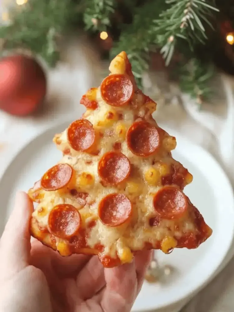 Christmas Tree Pizza