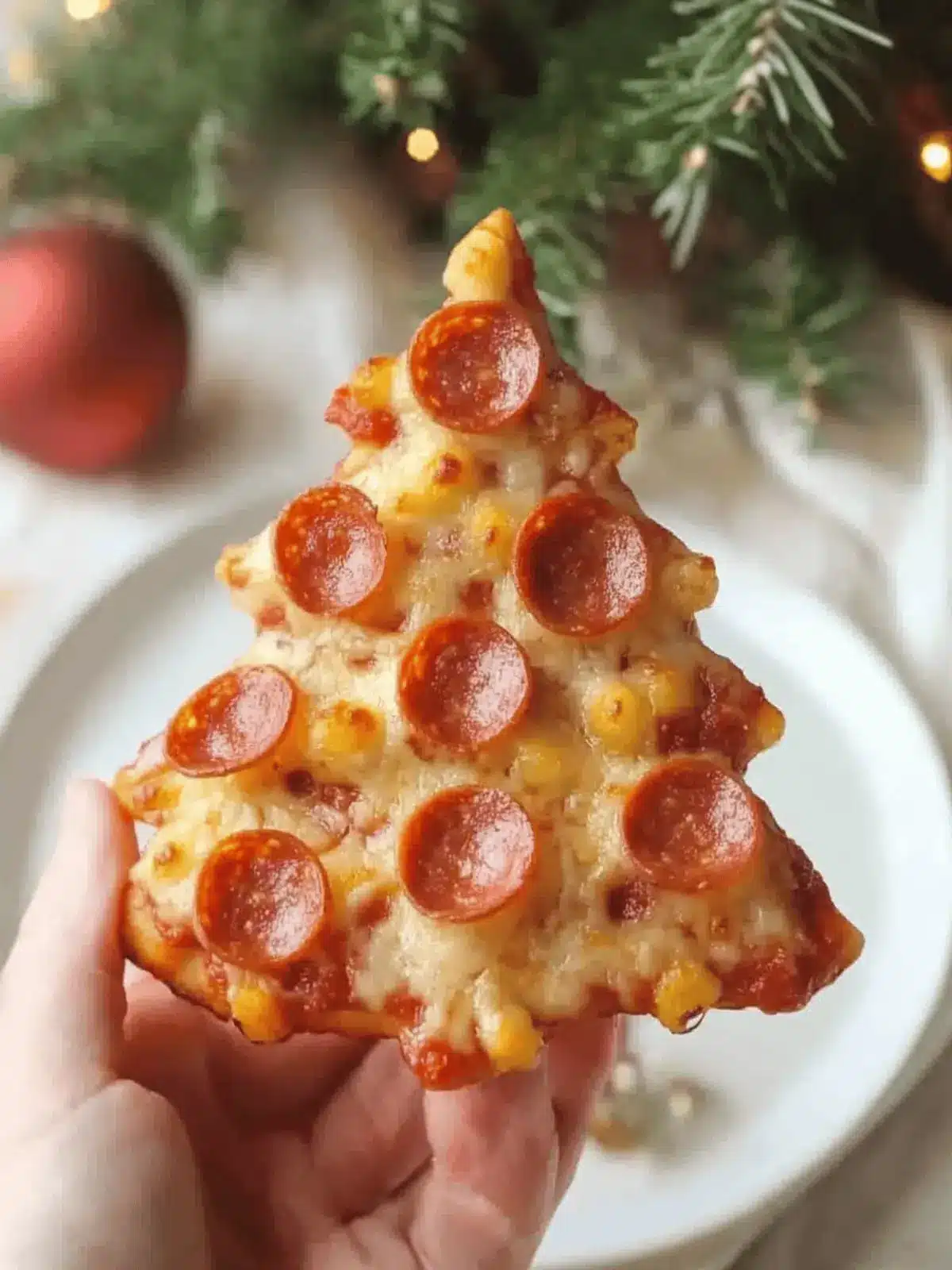 Christmas Tree Pizza