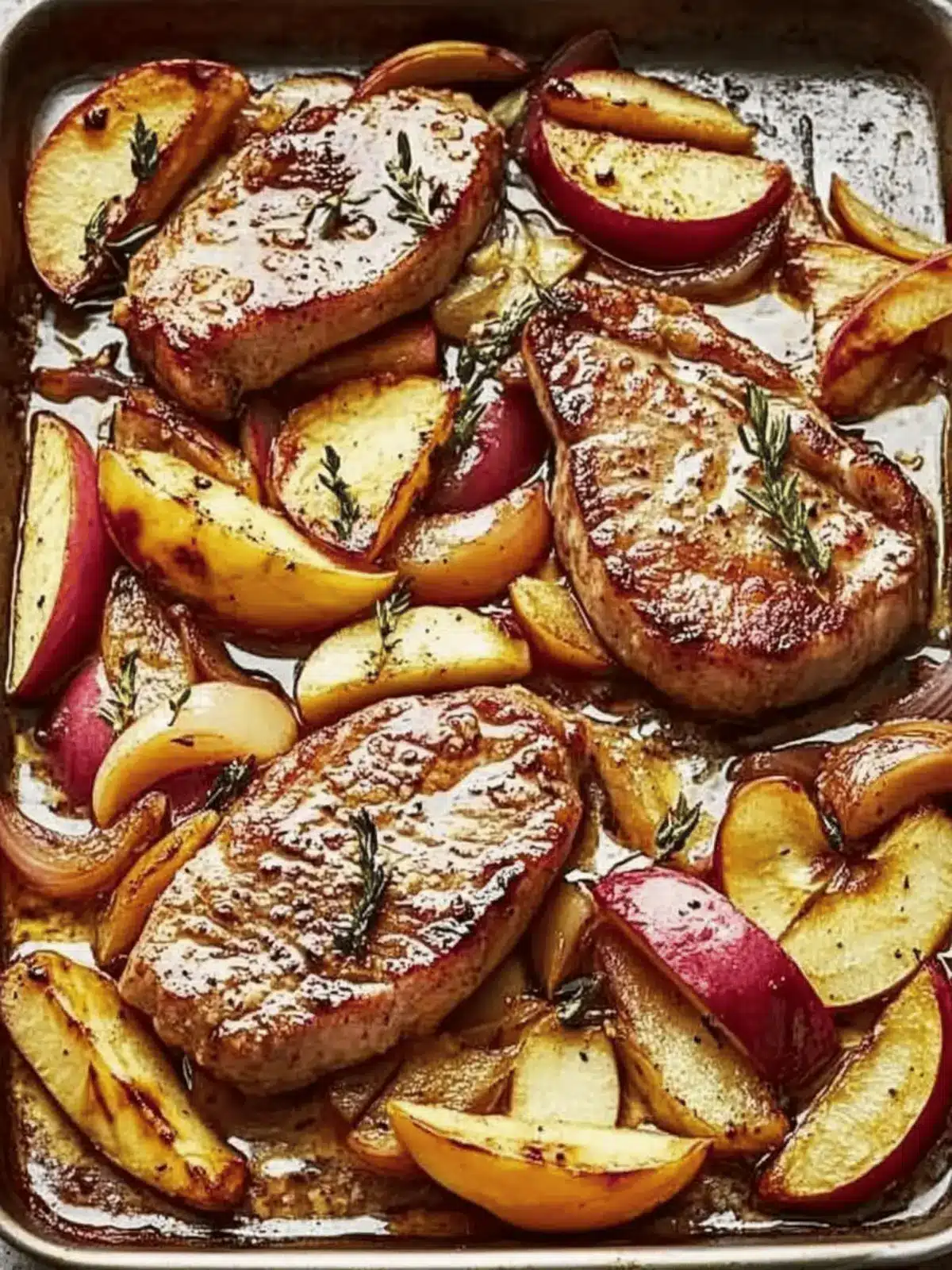 Savory Sheet-Pan Pork Chops With Apples for Cozy Fall Nights 5 Sheet-Pan Pork Chops With Apples