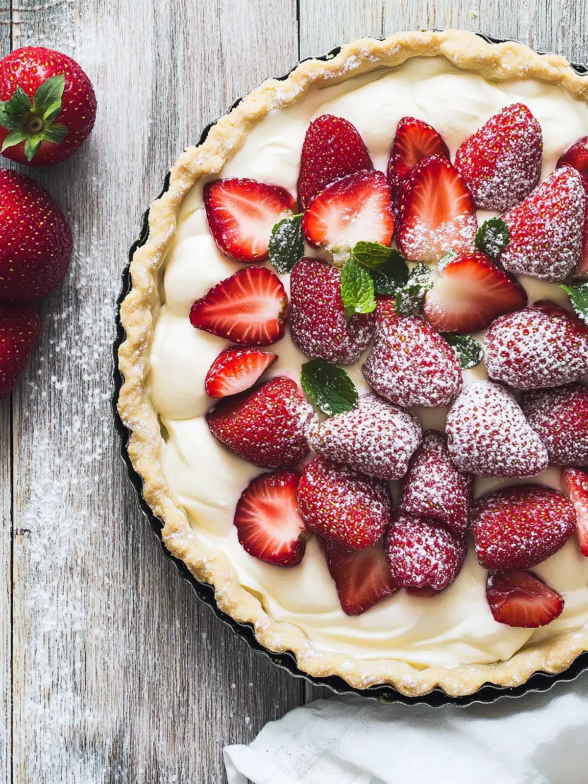 Strawberries and Cream Tart: Your Spring Dessert Delight 3 Strawberries and Cream Tart