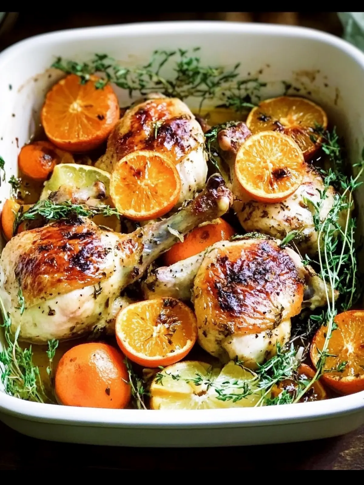 Roasted Chicken with Clementines