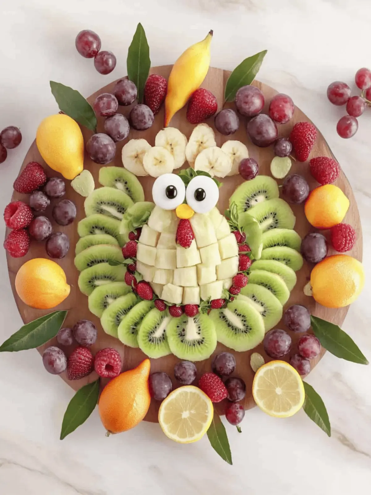 This Turkey Fruit Board Is a Fun Thanksgiving Food For Kids!