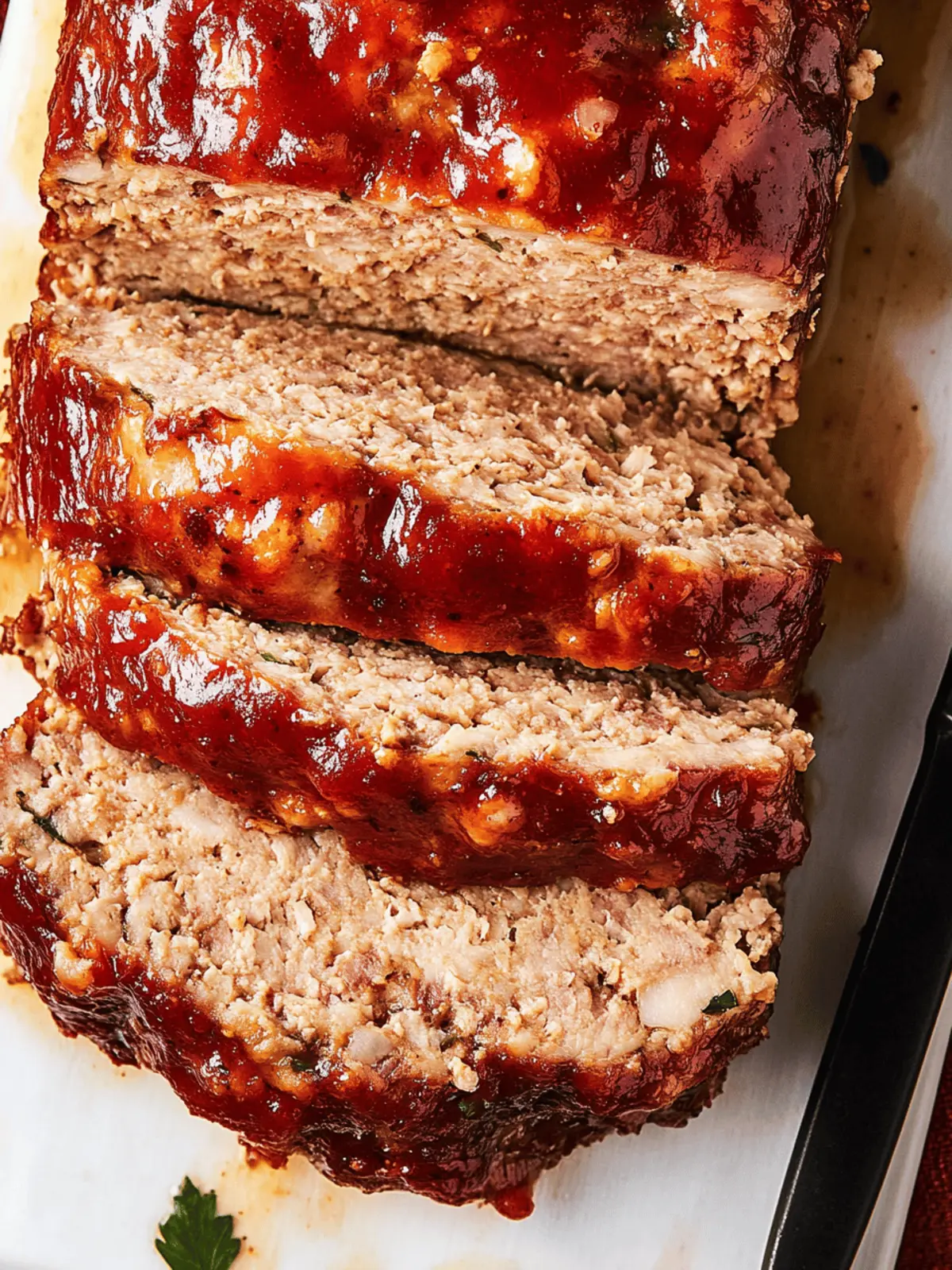 Deliciously Moist Turkey Meatloaf with Easy Two-Ingredient Glaze 4 Turkey Meatloaf