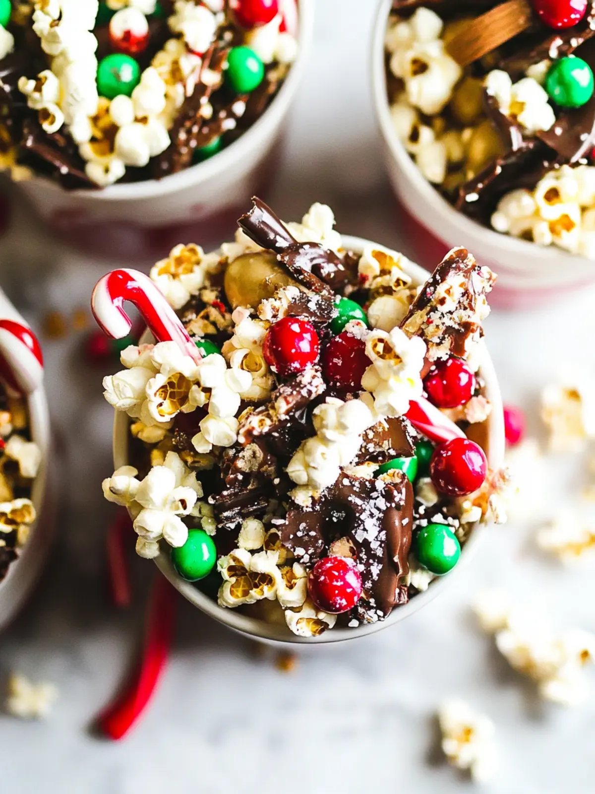 Festive Christmas Popcorn Snack Mix: Sweet & Salty Delight 2 Christmas Popcorn Snack Mix